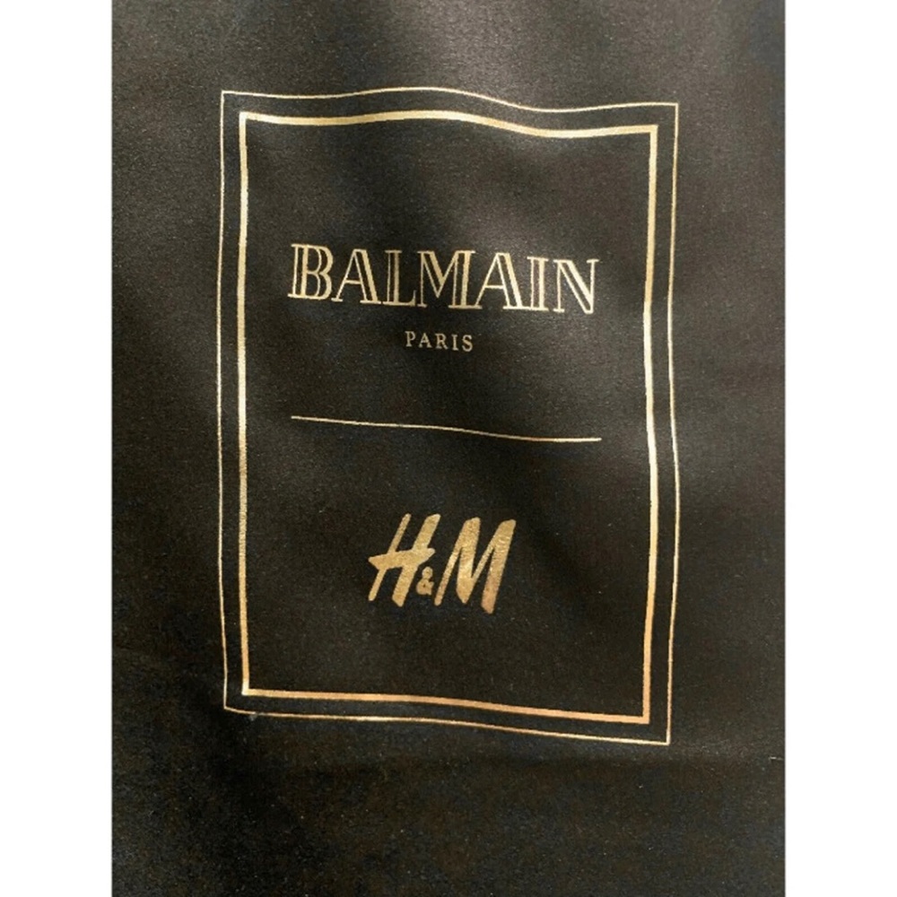 New Balmain H&M Button Down Long Blazer - Picture 5 of 5